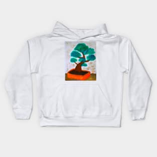 Bonsai Tree Painting Kids Hoodie